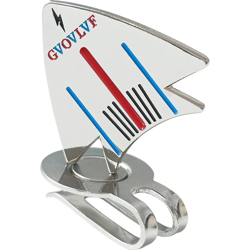1 Stück Golf Putting Ausrichtung Zielwerkzeug Ballmarker mit magnetischem Hutclip Flugzeugmuster, Golf Trainingszubehör, für Golfer