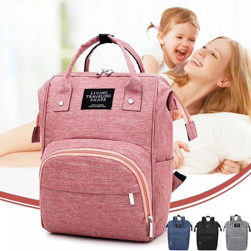 Wickelrucksack Windeltasche Mama Große Kapazität Taschen Mama Baby Multifunktionale Wasserdichte Outdoor Reise Windeltaschen für die Babypflege