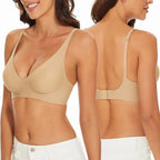 Sexy Nahtloser BH Ohne Bügel Verstellbare Drahtlose BHs Damen Unterwäsche Weiblicher Push-Up Gepolsterter Bralette Dessous Intimates