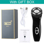 MINI HIFU 4. Generation Lifting-Gerät EMS Warmes Ultraschall-Gesichts-Augenmassage-Instrument Hautfestigende Heimgebrauchs-Spa-Schönheitsgeräte