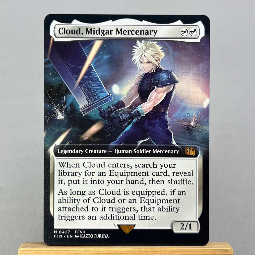 FIN PSS5 FCA HOLO14-001 Tcg proxy magical cards Sephiroth, legendärer SOLDAT Vivi Ornitier Cloud, Söldner aus Midgar Versammlung