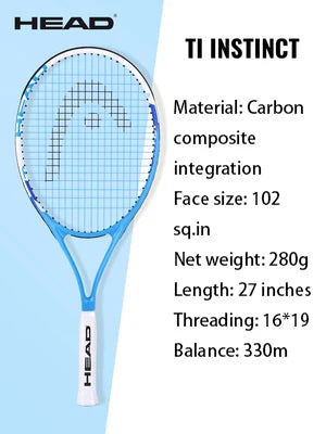 HEAD Carbon Composite Integration Tennisschläger für Anfänger Damen Herren Studenten Einzel-Trainingsschläger