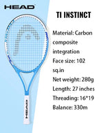 HEAD Carbon Composite Integration Tennisschläger für Anfänger Damen Herren Studenten Einzel-Trainingsschläger