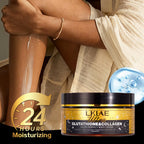 LKIAE Ultra Glutathione Kollagen Haut Leuchtende Körpercreme, 24-Stunden Intensive Feuchtigkeit, Aufhellend, Tiefenpflege & Glanz, 200ml