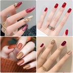 Nagelgellack-Kit mit LED-Nagellampe Semi-Permanent 27 Farben Soak Off Base & Top Coat Nagellack Maniküre-Set für Nagelstudio-Kit