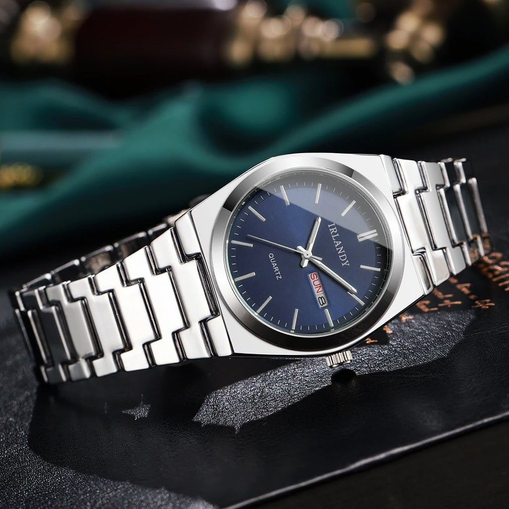 Luxus-Herren-Business-Uhren Kalender Quarz-Armbanduhren Für Herren Uhr Reloj Hombre (Ohne Box)