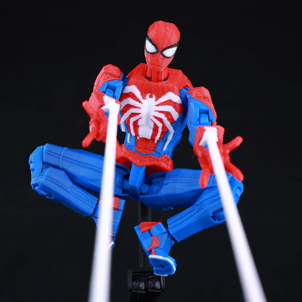 9L3D Gedruckte Deadpool Wolverine Batman Spider-Man Venom Actionfiguren Dummy13 Lucky13 T13 Anime Modell Spielzeug Sammlerstücke Geschenke