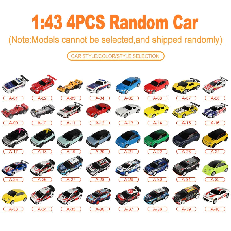 Analog Slot Car 1:43 143 Slotcar Elektrisches Rennspielzeug Rallye-Fahrzeug Autos Zubehör für Carrera Scalextric Compact Scx