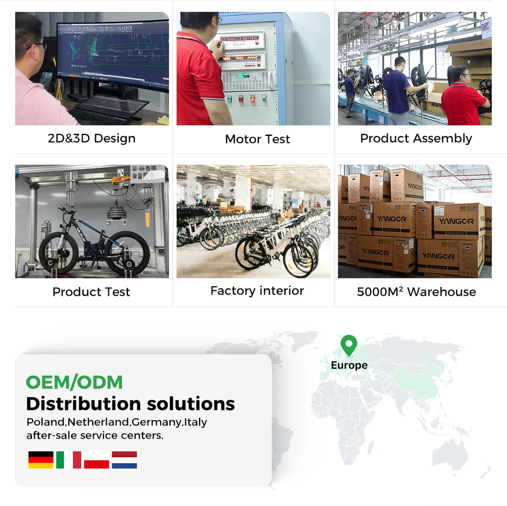 YANGOR 250W E-Bike, 28" Ultraleichter Rahmen, große Reichweite, Stadt- & Rennrad, geeignet für Damen und Herren E-Bike CE EU