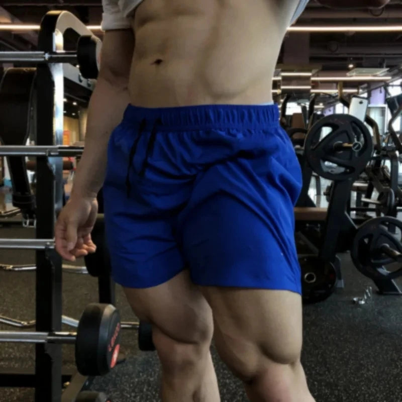Herren-Sommer-Freizeithose in großen Größen, Strandhose, Laufhose, gerade kurze Hose, dünne Jogginghose, Freizeit-Loose-Shorts