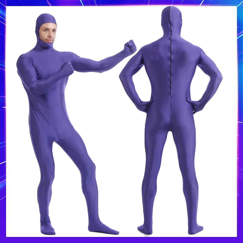 Neuer Kinder- und Erwachsenen-Zentai-Ganzkörperanzug, zweite Haut, eng anliegend, Spandex-Nylon-Bodysuit, Neuheit, Herren, Damen, Tanz-Jumpsuit, Cosplay-Kostüme