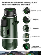 Tragbares Zoom HD 5000M Teleskop Faltbares Fernrohr Mini Leistungsstarkes Teleskop für Jagd Sport Outdoor Camping Reisen