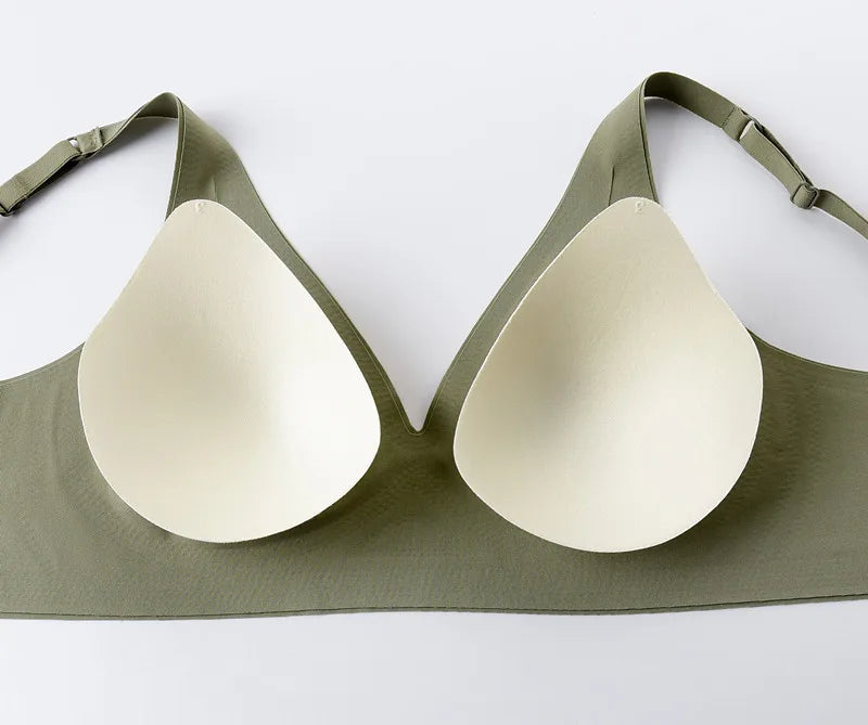 Sexy Nahtloser BH Ohne Bügel Verstellbare Drahtlose BHs Damen Unterwäsche Weiblicher Push-Up Gepolsterter Bralette Dessous Intimates