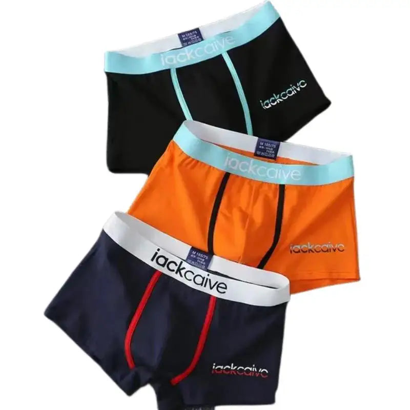 3er-Pack Herren Slips Baumwolle Herren Unterwäsche Boxershorts Atmungsaktive Herren Boxershorts Bedruckte Unterhosen Bequeme Shorts Herren Unterwäsche M-3XL