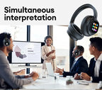 AI LCD Touchscreen Shock Bass Headsets HIFI Sound Kabellose Bluetooth-Kopfhörer ANC Geräuschunterdrückung Gamer-Ohrhörer mit Mikrofon