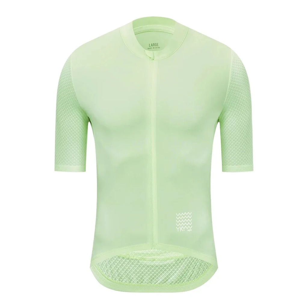 YKYWBIKE Herren Classic Radtrikot Sommer Fahrrad Pro Team Kurzarm Trikot Radsport Maillot Rennrad Atmungsaktive Kleidung