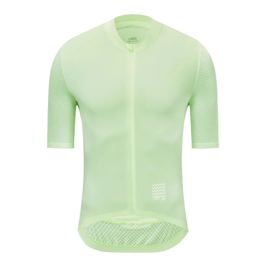 YKYWBIKE Herren Classic Radtrikot Sommer Fahrrad Pro Team Kurzarm Trikot Radsport Maillot Rennrad Atmungsaktive Kleidung