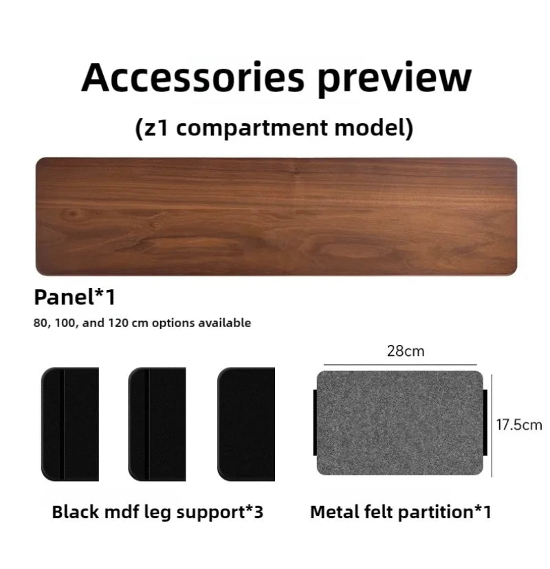 Z1 Monitor Height Increasing Rack Office Luxury Desk Setup E-sports Room Monitor Bracket Wooden Screen Stand with Compartments