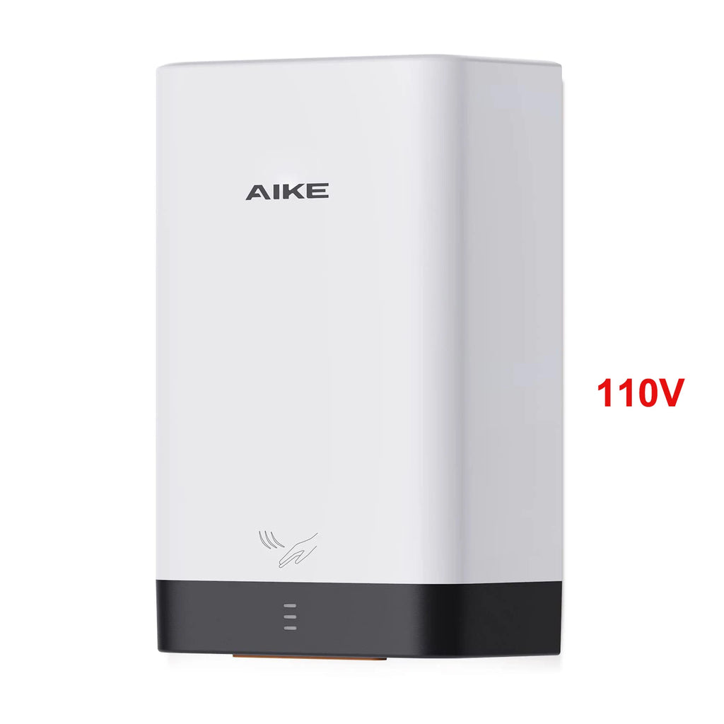 AIKE Automatischer Wand-Händetrockner Tragbarer Mini-Händetrockner WC Hände trocknen 10-15s Schnelles Trocknen 900W 110V oder 220V AK2822