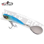 WALK FISH 7g 11g 15g 21g Spinnerbait Metall VIB Angelköder rotierender Schwanz Vibration Pailletten Japan Wobbler Trollingköder Pesca