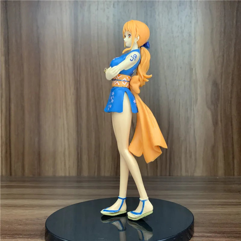 Neue One Piece Figur Ninja Nami PVC Figuren OP Tama Luffy Yamato Kaidou Zoro Sanji Usopp Law Newgate Modell Geschenk Spielzeug