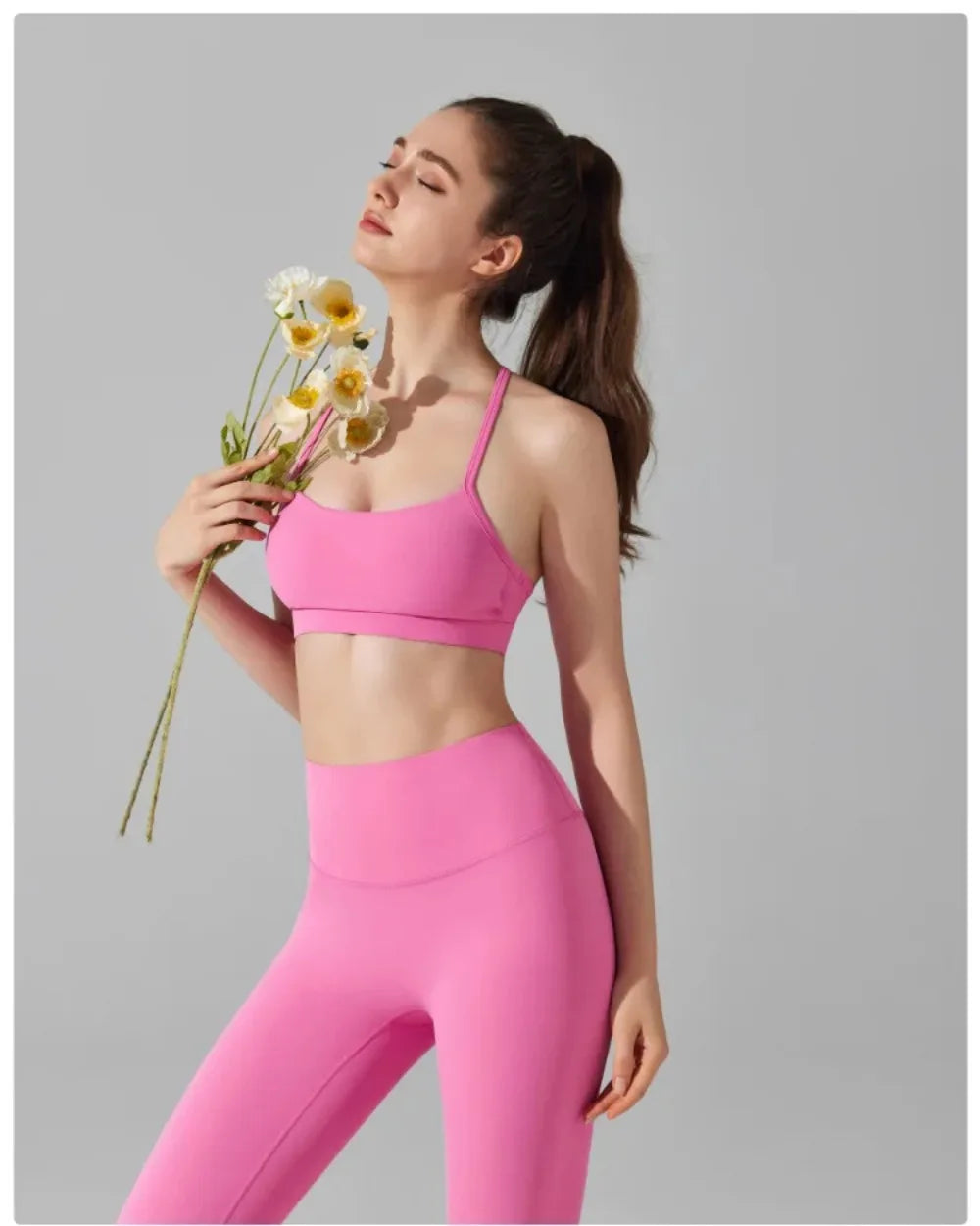 Activewear Set 2-teilig: Sport-BH & High Waist Leggings, Workout-Outfit für Yoga, Laufen, Fitness & Gym Kleidung für Damen