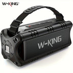 W-KING Bluetooth Lautsprecher, 30W Tragbarer Drahtloser Lautsprecher, IPX6 Wasserdichter Outdoor Lautsprecher, 24 Std. Wiedergabezeit, EQ, AUX, TF Karte