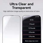 Joyroom 1/2/3 Stück für iPhone 17 Pro Max HD Glas Displayschutzfolie für iPhone 17/17Pro/17Air Vollbild-Schutzfolie aus gehärtetem Glas