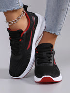 Frühlings-Freizeitsportschuhe für Damen, modisch, atmungsaktiv, leicht, rutschfest, verschleißfest, flache Schuhe
