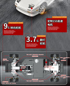 Skymaker AE86 Modell LD1801 RX-7 FC LD1802 1:18 RC Drift Car 1/18 2.4G Fernbedienung ESP Gyroskop LED Mini RC Rennwagen Spielzeug