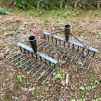Jäthacke Rechen 4/7/9/12 Zinken Landwirtschaftliches Werkzeug Jätvertikutierer Artefakt Landwirtschaftliche Nagelharke Kohlenstoffstahl Gartenjätwerkzeuge