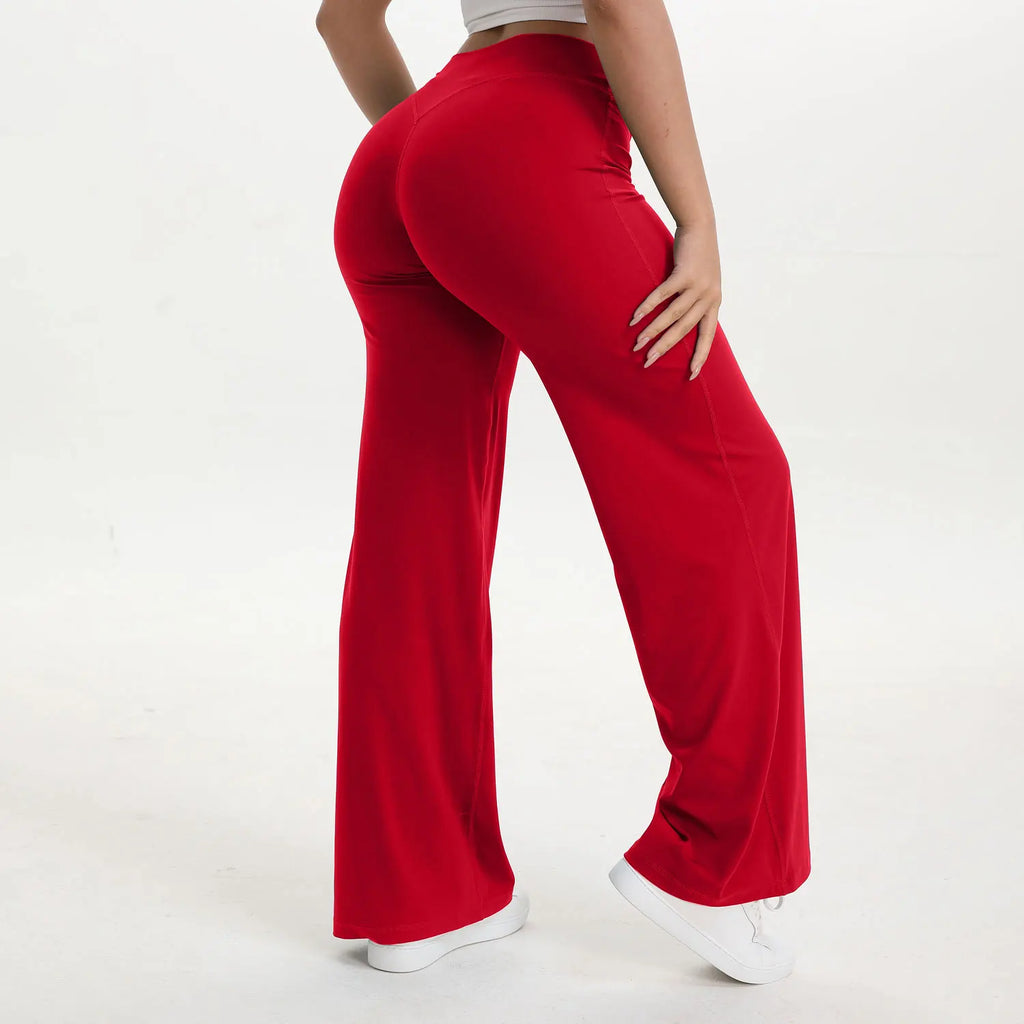 SoftMotion Damen Leggings Gerade Beine Mittlere Taille Yoga-Hose GYM-Leggings Naked Feel Pilates Laufhose Sporthose