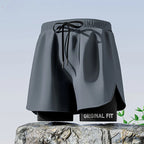 Badeboxer Herren Badehose Set Neu Strandbadehose Für Erwachsene Schnell Trocknende Surf-Badeshorts mit Futter Schwimmhose