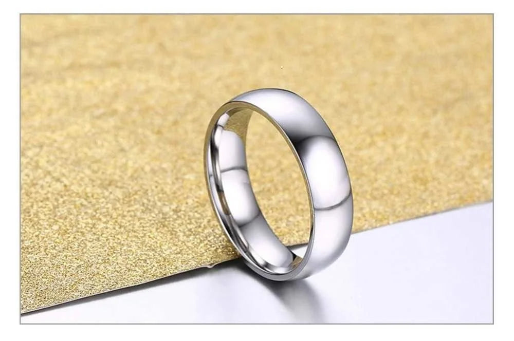 Vnox Basic Eheringe für Damen und Herren, personalisierbar mit Name, Datum, Liebesbotschaft, Versprechen, Allianz, Jahrestag, personalisiertes Geschenk