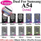 10Pcs Dual-Karten-Telefon-SIM-SD-Kartenfach für Samsung Galaxy A14 A24 A34 A54 A13 A23 A33 A53 A73 SIM-Kartenhalter-Adapter-Schublade