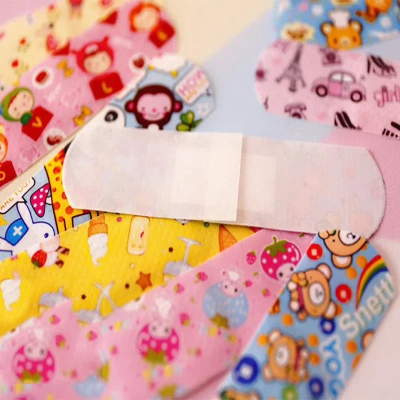 60/120/240/360/480pcs Cartoon Pattern Waterproof Hemostasis Band Aid Stickers for Kids Adhesive Bandage Wound Plaster First Aid