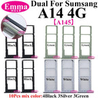 10Pcs Dual-Karten-Telefon-SIM-SD-Kartenfach für Samsung Galaxy A14 A24 A34 A54 A13 A23 A33 A53 A73 SIM-Kartenhalter-Adapter-Schublade