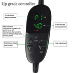 Rotlichttherapie-Matte, großes Rotlichttherapie-Pad mit Controller, Pulsmodus 660nm & 850nm Nahinfrarotlichttherapie-Gürtel