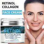 ENVISHA Retinol-Kollagen-Creme Gesichtspflege Anti-Aging-Falten Tiefenhydratation Feuchtigkeitsspendende Hautgesundheit Aufhellende Exfoliation