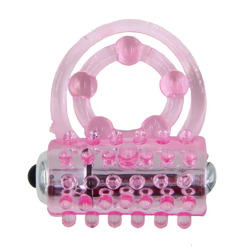 Dingye Dual Pleasure Clit Flicker Vibrating Penisring Sexprodukte für Herren Cockring