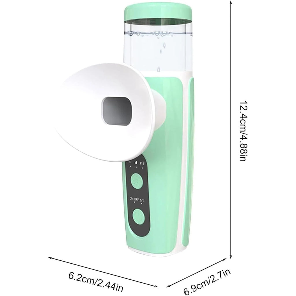 Tragbarer Augenbefeuchter USB wiederaufladbarer Nano-Nebel für Damen, zu Hause oder im Büro, sicheres Augenpflegegerät zur Linderung trockener Augen