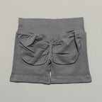 HISTELLO Impacts Shorts 4.5" Women Fitness Sports Biker Shorts Low Waist Gym Short Workout Scrunch Butt Yoga Seamless Leggings