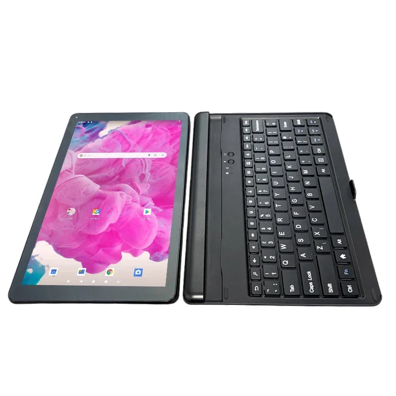 Android 8.0 Tablet PC A35 Prozessor 64 Bit Quad-Core 1.3GHz Dual-Kamera WLAN 10.1 Zoll 1GB RAM 16GB ROM MW1528 mit Tastatur