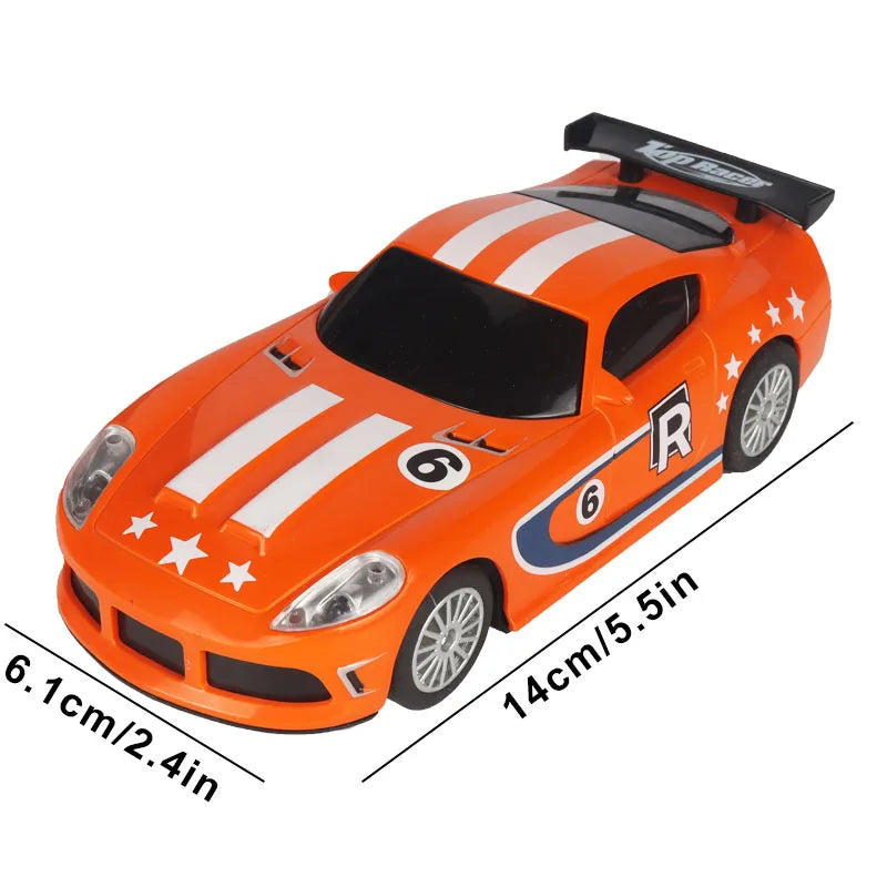 Analoge Slot-Car 1:32 Maßstab Renn-Polizei Spielzeug für Kinder Elektrische Rennstrecke