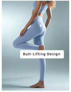Sommerschlussverkauf High-Waist Yoga-Hose – 4-Wege-Stretch schnelltrocknende Leggings für Laufen Radfahren Fitnessstudio-Training