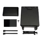 Rollender Make-up-Trolley mit Tattoo-Armlehnenständer, Beauty-Trolley mit 3 Schubladen, 4 Universalrädern und Zahlenschloss