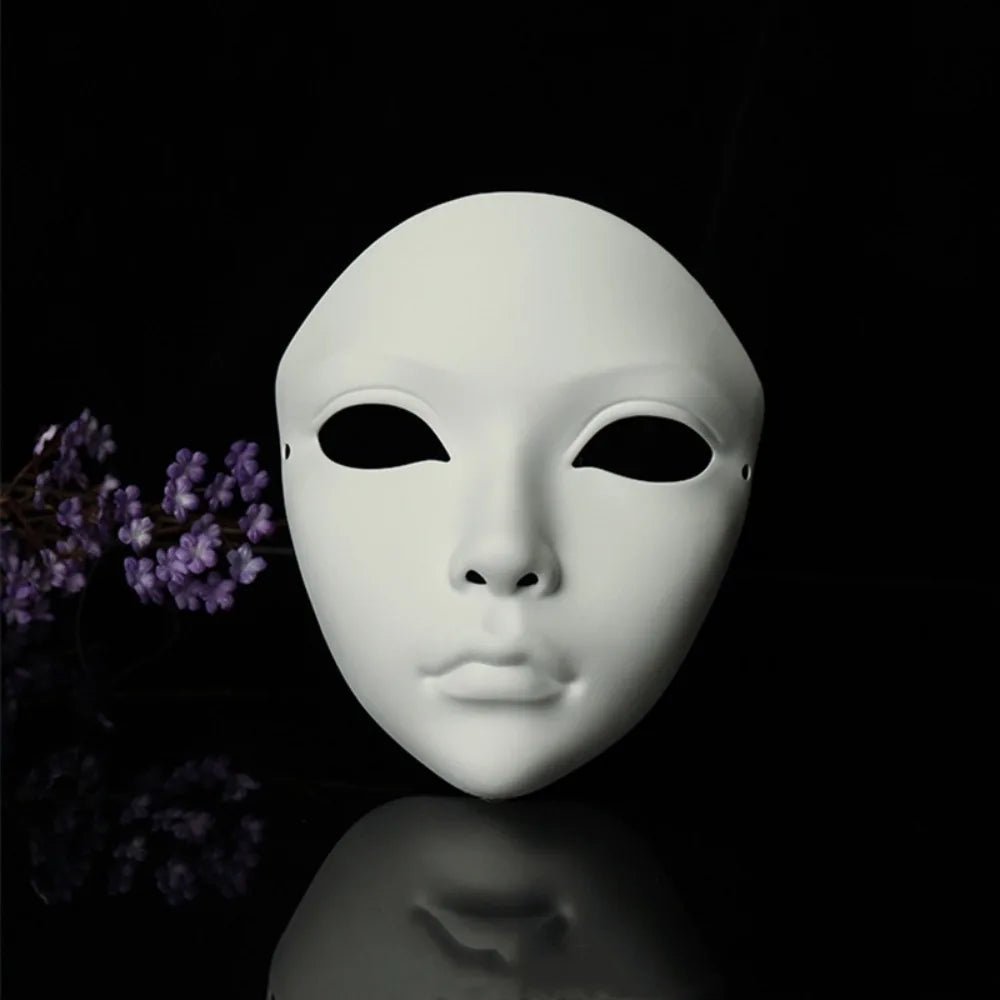 Party Supplies Vollgesichts-Cosplay Geisha Maske Blumen-Verkleidung Hanfu Cosplay Maske Maskerade Gruselige japanische Maske Kinder