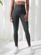 Damen Hosen Gym Yoga Nahtlos Sportkleidung Dehnbar Hohe Taille Athletik Training Fitness Leggings