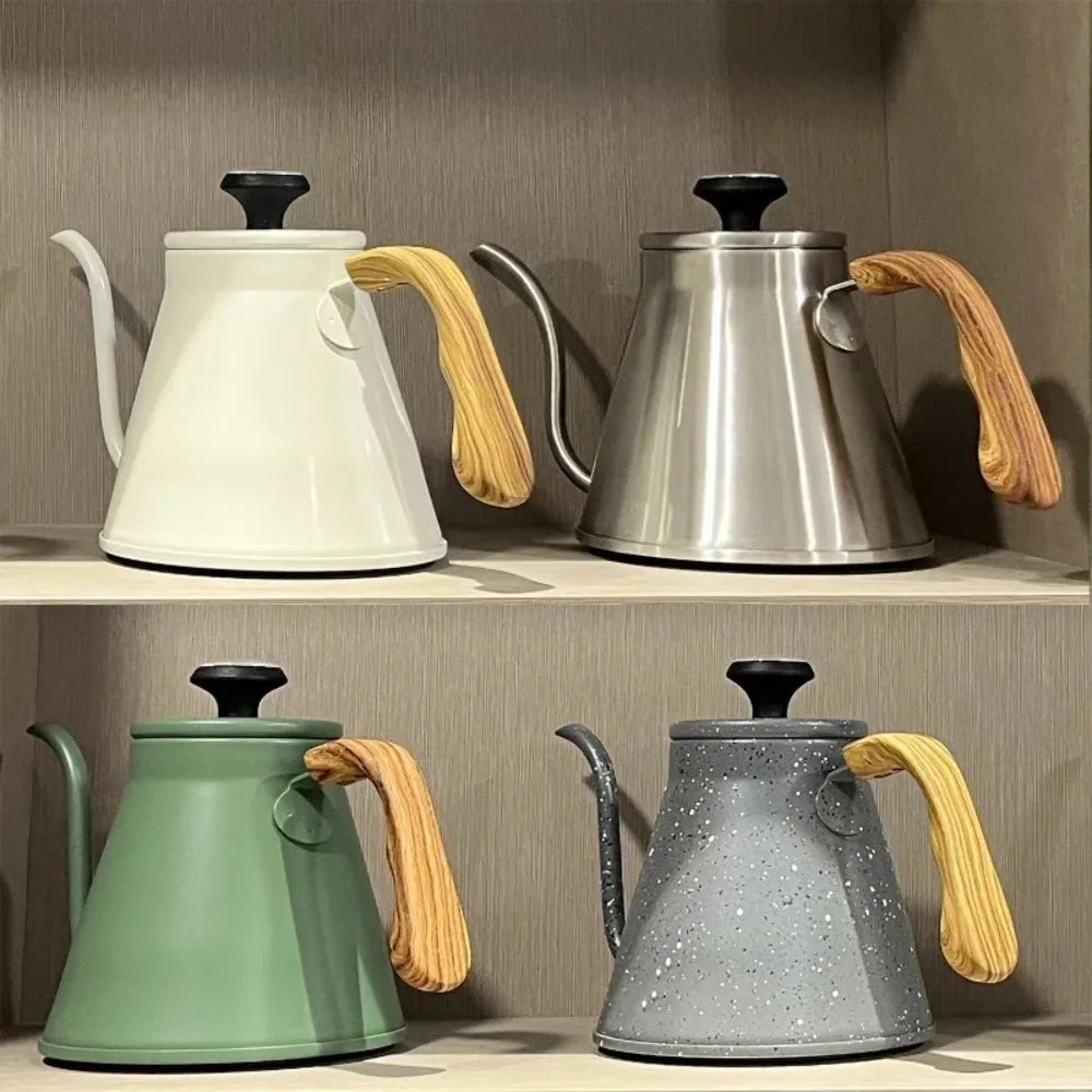 Stainless Hand Drip Coffee Maker with Thermometer Goose Beak Kettles Teapot Gooseneck Kettle Coffee Pot Hauptbild