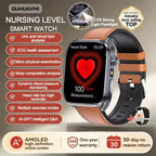 Neue Gesundheitsuhr Harnsäure Blutdruck Blutsauerstoff Körperanalyse Körperfett Smartwatch EKG+PPG Bluetooth Anruf Uhr Frauen Männer